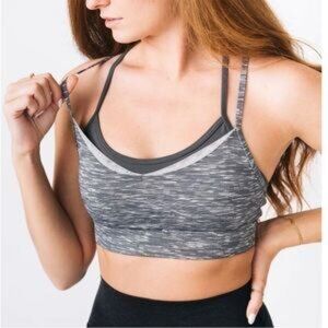 ZYIA Active Women's Gray Sports Bra
